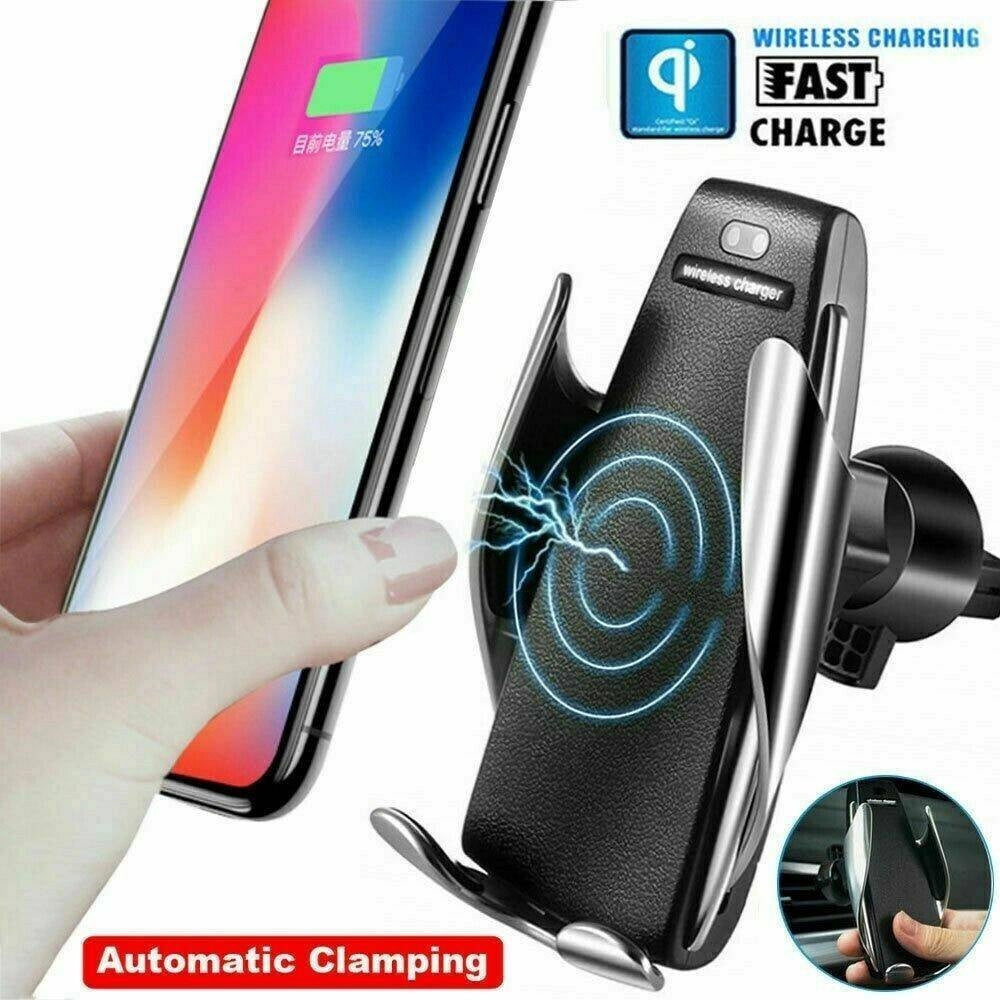 Trade Shop - Supporto Per Auto Presa Aria Con Caricabatteria Wireless Per Smartphone C-9a09 -
