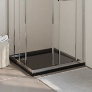 Piatto Doccia Quadrato in ABS Nero 90x90 cm cod mxl 13156
