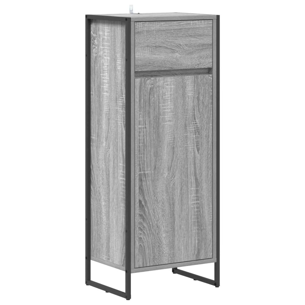 Mobile da Bagno con cassetto Grigio Sonoma 40 x 30 x 100 cm