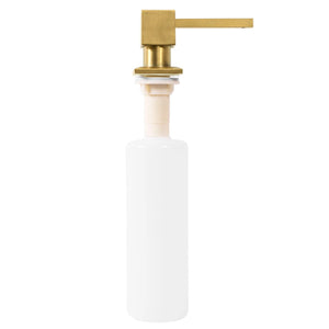 Dispenser Di Sapone Gold Brush Square