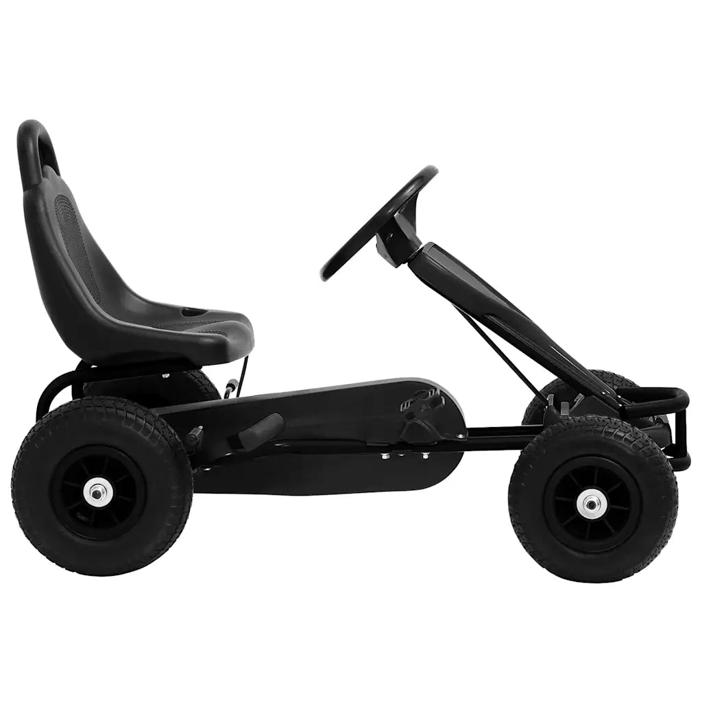 Go Kart a Pedali con Pneumatici Nero CFW6936570