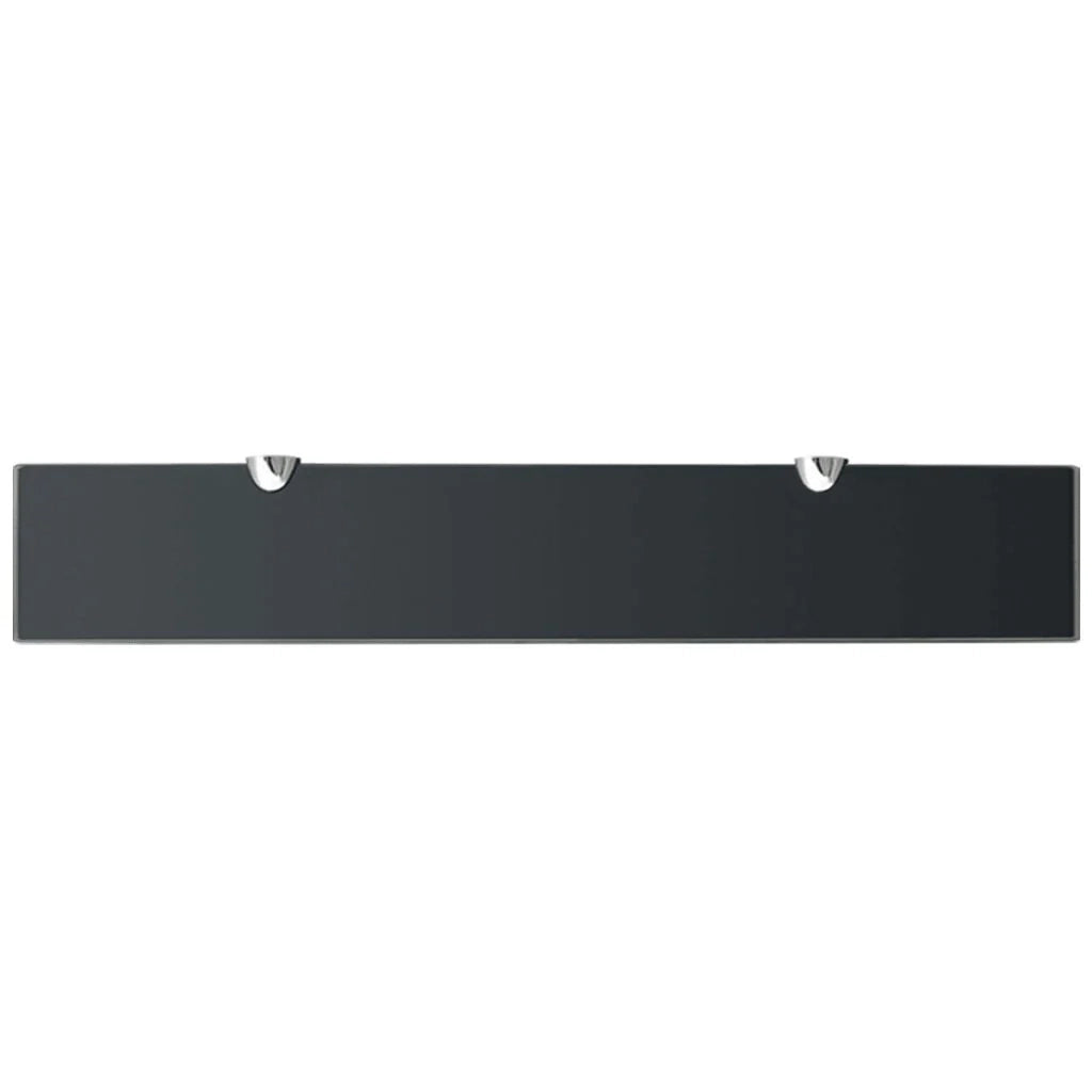 Mensola in vetro di design da parete 60 x 10 cm spessore 8 mm 2702130/2