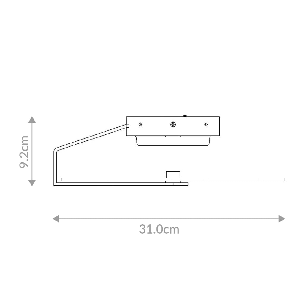 Applique/Plafoniera Nuvola bianca oro Ø31 LED 14W