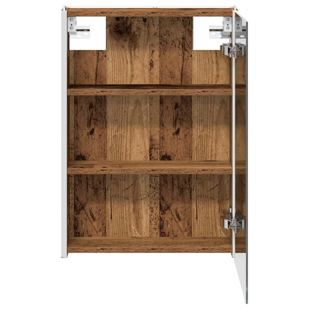 Mobiletto per specchio da bagno Legno vecchio