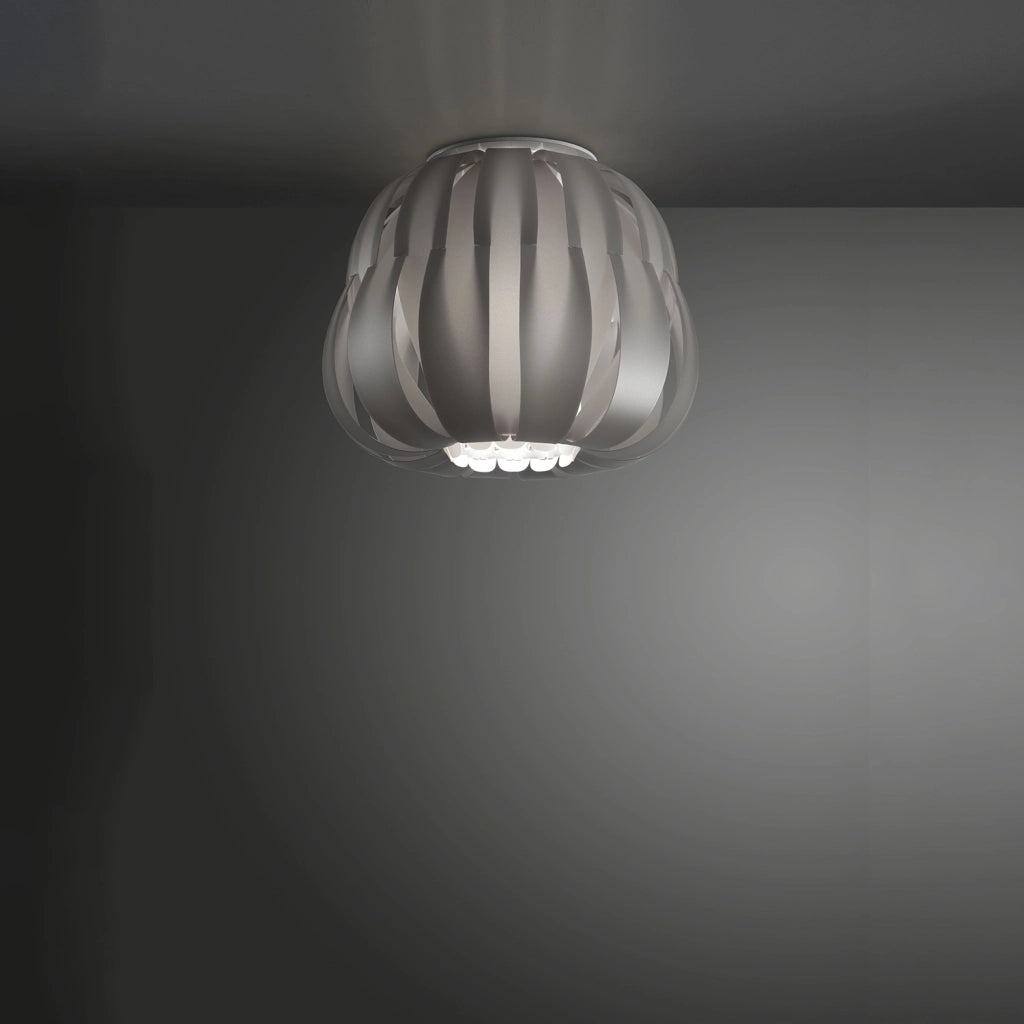Plafoniera Moderna Queen Polilux ® Argento 1 Luce E27