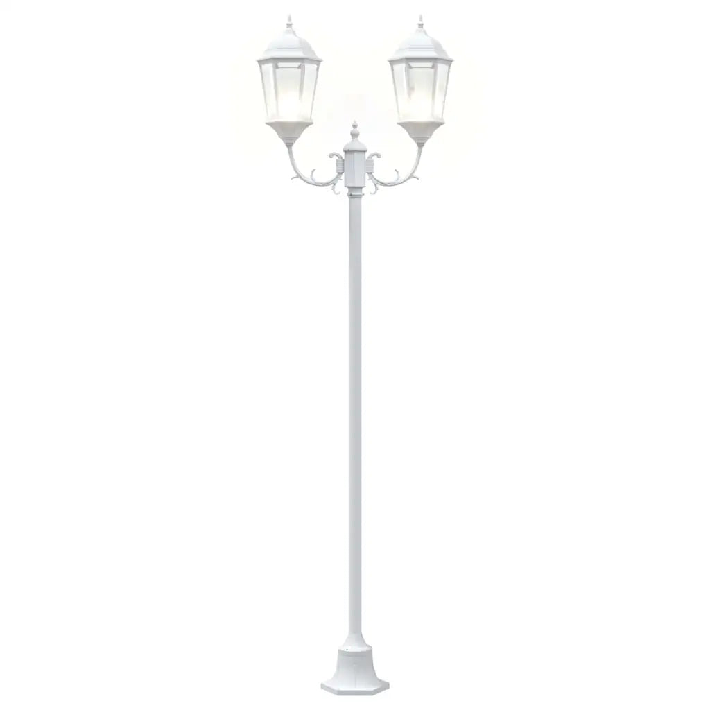 Luce da Giardino Bianco 68 x 20 x 235 cm Alluminio e vetro CFW1200632