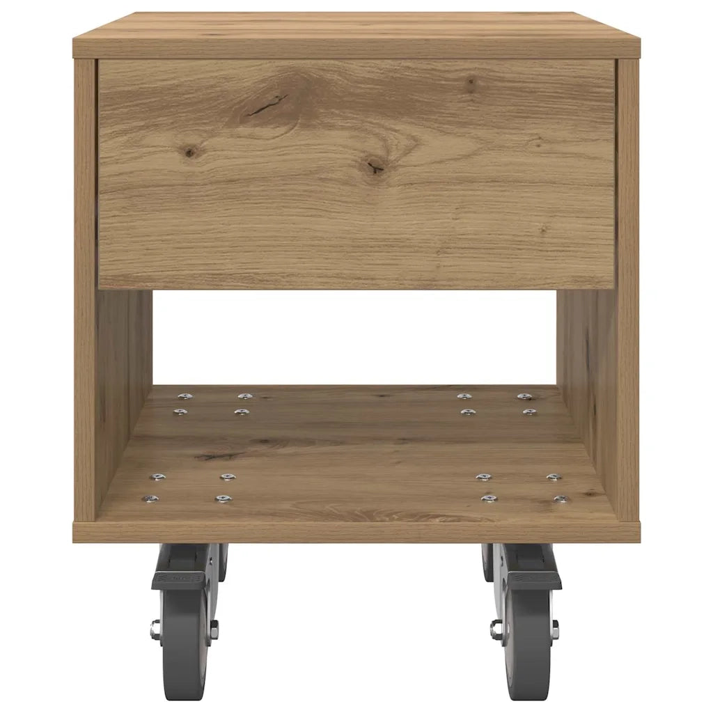 Comodino 2 pcs Rovere artigianale 40,5 x 40 x 48 cm