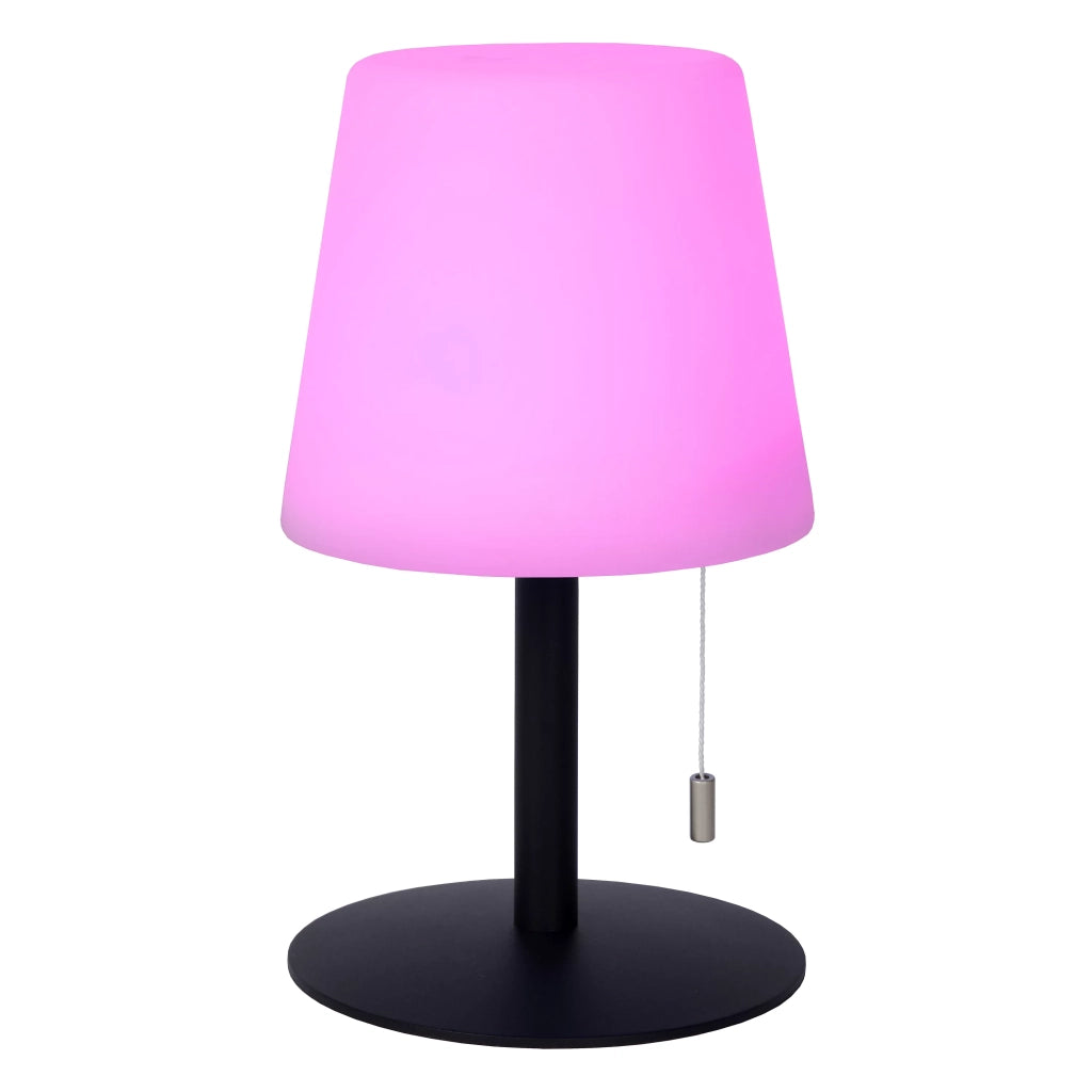 Lampada terrazzo nera LED 1,8W RGB IP44 Lucide RIO