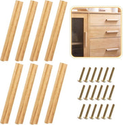 Greppini in legno per armadi - 8 pezzi - legno massello