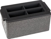 Iscrizione di ghiaccio in forma di cubetto di silicone - trasparente cristallino - per cocktail e whisky - attrezzatura del barista - 10 x 4 x 4 cm