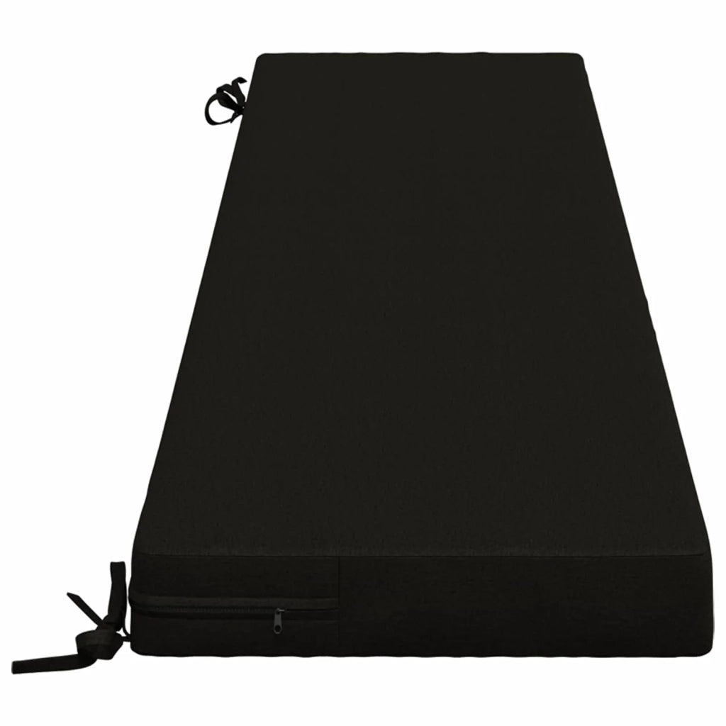 Cuscini per Panchina a 2 Pezzi SOEST 2 pz 100% Poliestere Nero 949965