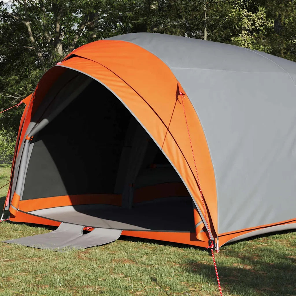 Tenda tunnel Grigio e arancione 410 x 285 x 198 cm taffetà 42001180