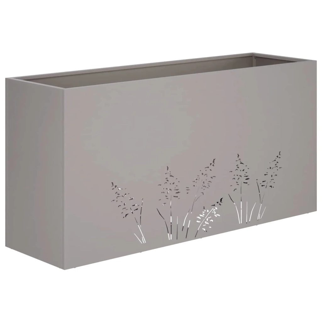 Vaso da giardino 2 pz Ruggine 100 x 30 x 49 cm Acciaio Corten 8005875