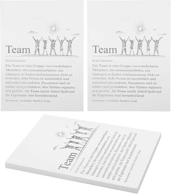 Set di 20 biglietti di auguri A6 - Piccoli colleghi regalo - Carte di addio per dipendenti - Carta di auguri per l'ufficio - Carta di auguri di Natale .