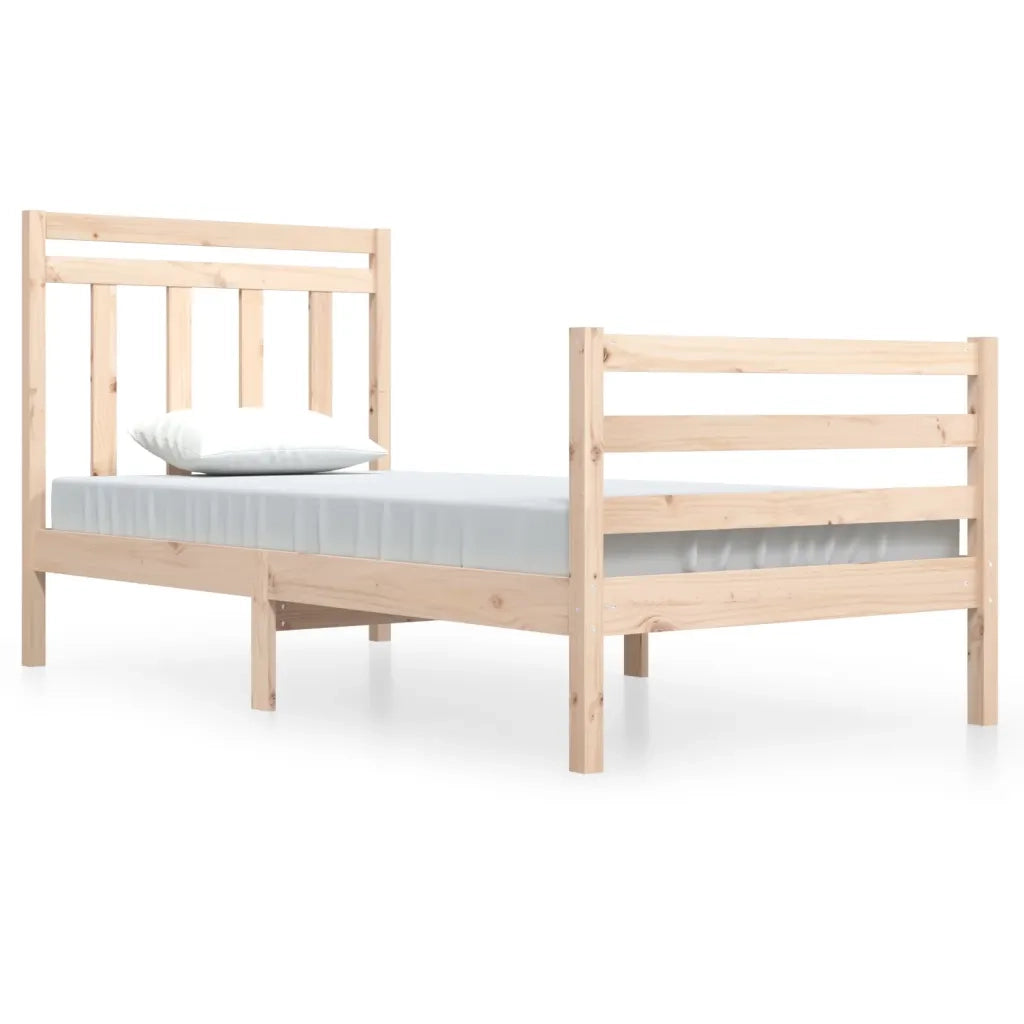 Giroletto-Struttura Letto in Legno Massello 90x200 cm 564387