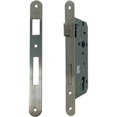 SERRATURA LEGNO INFILARE 52X YALE  B.T NICHELATO F.MM 22 F.SAGOM M2+SCR+Q8 E.MM 35