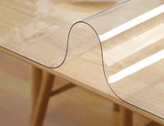 Tovaglia Trasparente Spessa Pellicola Cristallo Pvc Protettiva Antimacchia Proteggi Tavolo - 100x60 Cm
