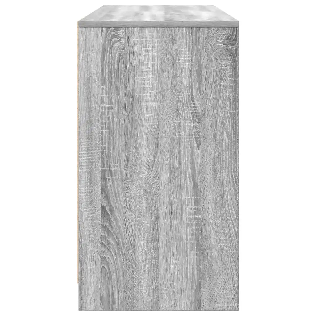 Scrivania | Tavolo da Ufficio Grigio Sonoma 120x42x76 cm in Legno Multistrato