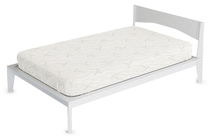 Coprimaterasso Matrimoniale in Poliestere e Fibra di Lino Grigio Chiaro