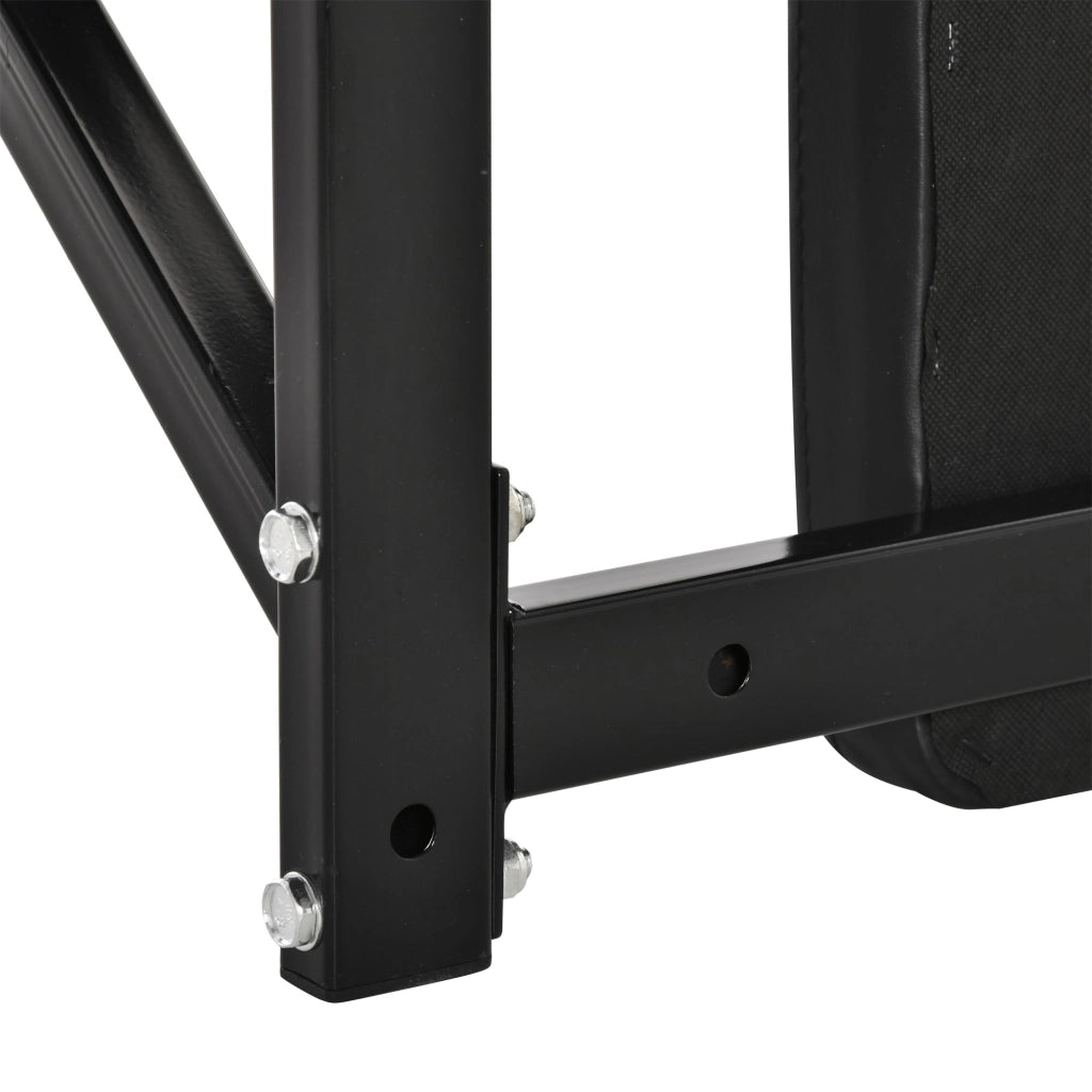 EasyComfort Supporto per Sollevamenti Fissaggio a Parete, Sbarra per Trazioni per Allenamento Muscolari Tubi d'Acciaio, Nero