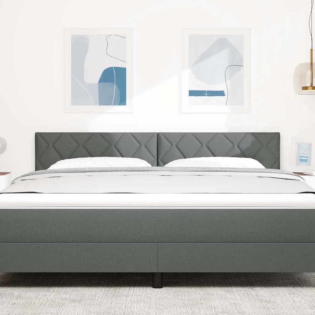 Testiera LED Grigio 180 cm Tessuto 3338240