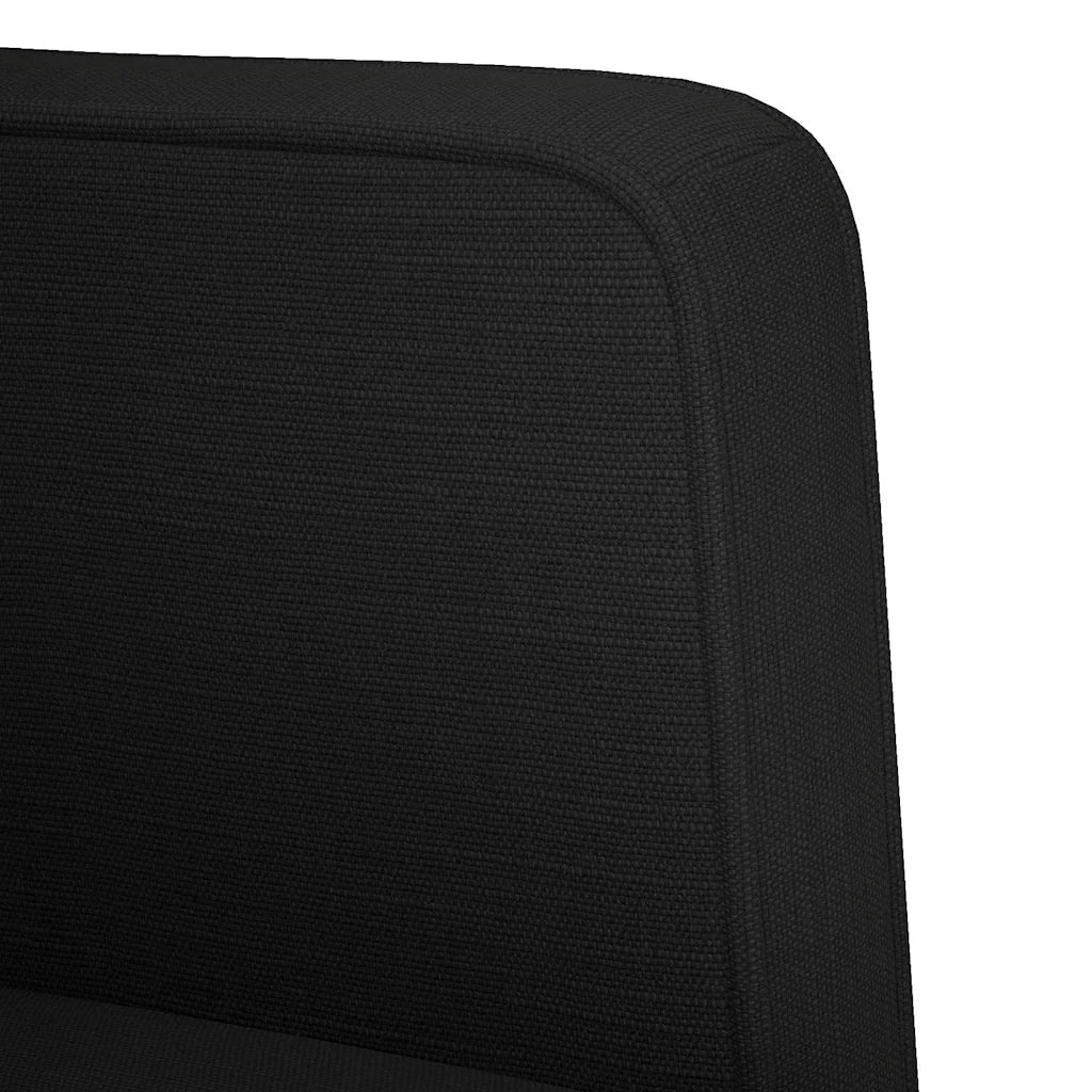 Divano | Divano da soggiorno | Sofa Divanetto Nero 111 cm in Tessuto