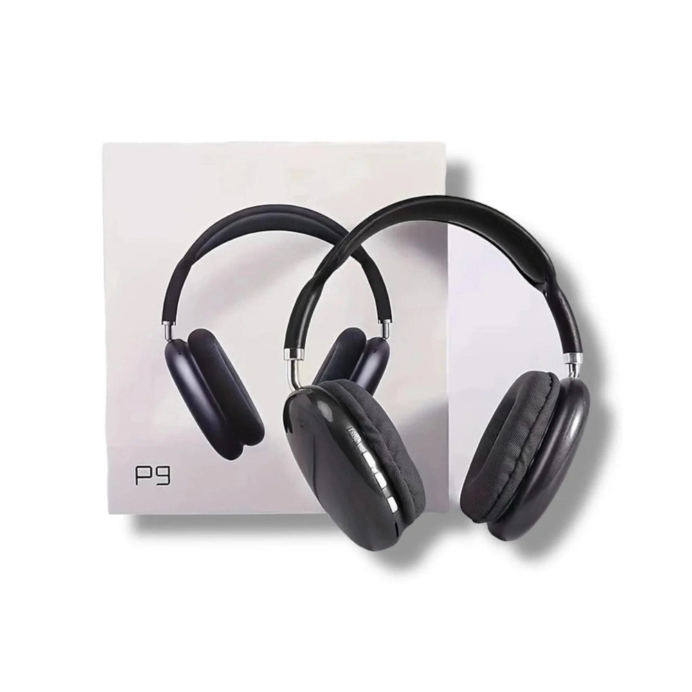 Trade Shop - Cuffie Bluetooth Wireless A Padiglioni P9 Ricaricabili Microfono Senza Fili Pc Smartphone -