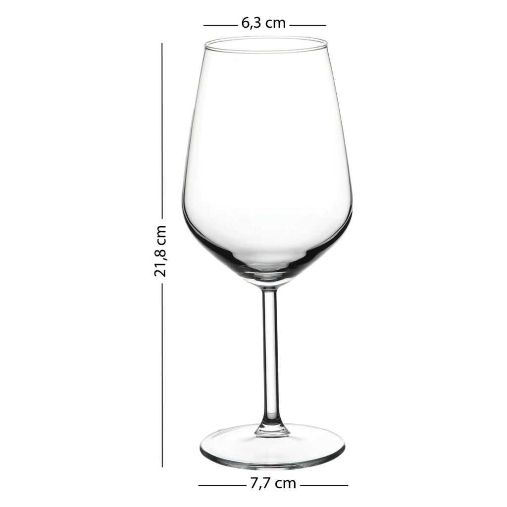 Nerali, Bicchieri set da 4 490 ml, Trasparente