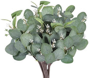 Decorazione con Eucalipto Artificiale 12 Pezzi Eucalipto Finto Pianta in Bambù Foglie Decorazione Verde per Decorazioni di Matrimonio