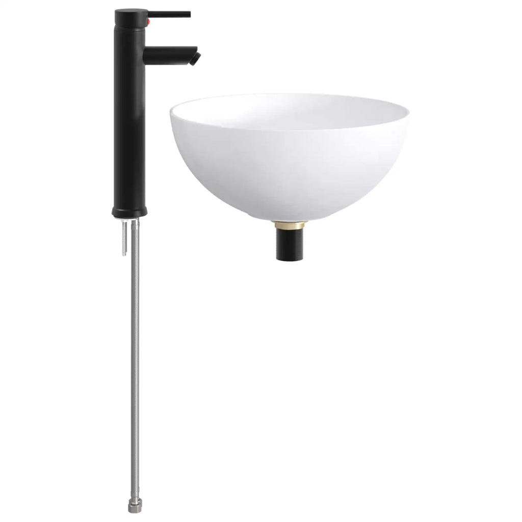 Lavabo da bagno Nero Opaco 35,5 x 35,5 x 14,5 cm Metallo