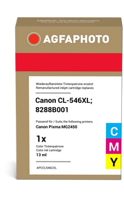 ORIGINAL Agfa Photo Cartuccia d'inchiostro differenti colori APCCL546CXL ~300 Seiten 13,5ml Agfa Photo CL-546XL