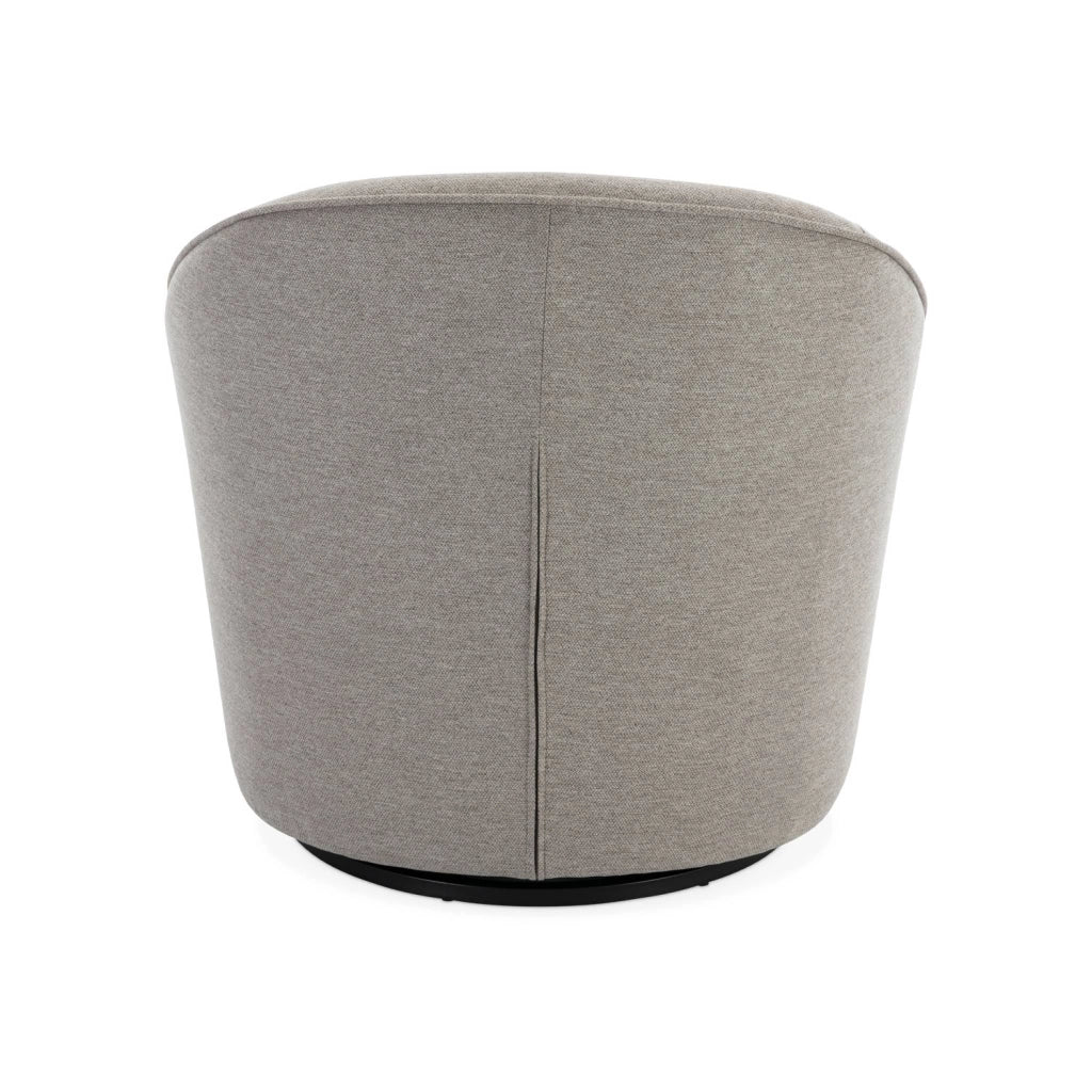 Poltrona girevole 360° con cuscino, grigio
