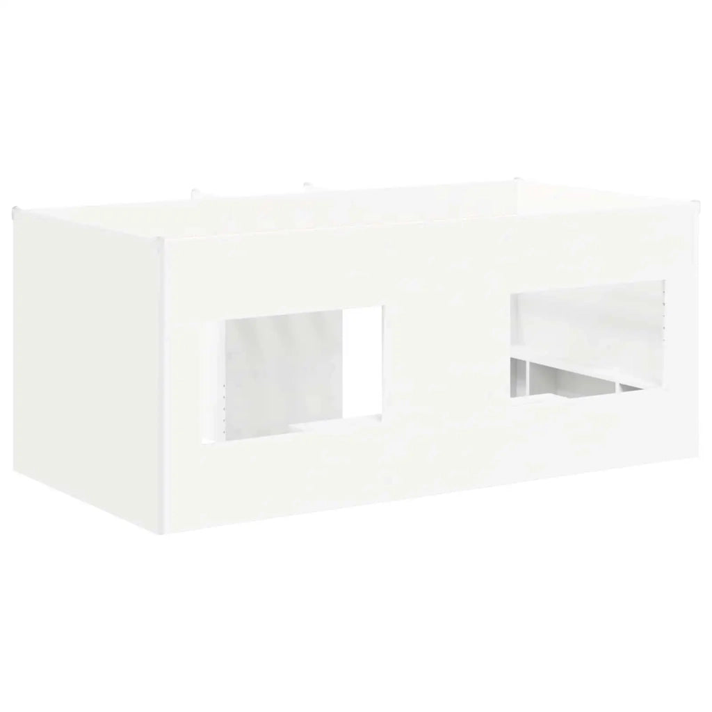 Letto Alto per Bambini 2 pcs Bianco 163 x 101,1 x 68,5 cm 3422571