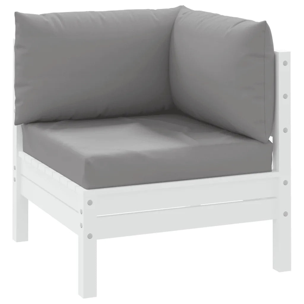 Cuscini per Pallet 3 pz Grigi in Tessuto Oxford 315065