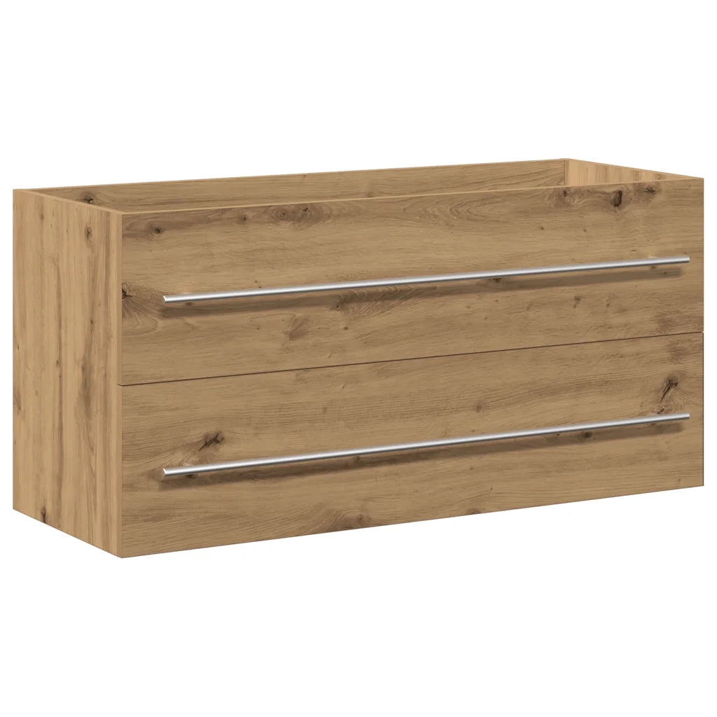 vidaXL Mobile Lavabo Bagno Artigianale 100x38,5x48cm Legno Multistrato