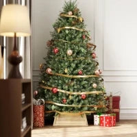 Copertura per supporto per albero di Natale, 65x65x27 cm, Legno Naturale