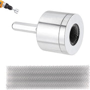 Kit di pulizia per tubi metallici 1/2 pollice con set di spazzole per trapano