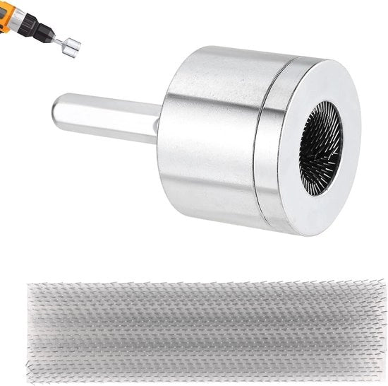 Kit di pulizia per tubi metallici 1/2 pollice con set di spazzole per trapano