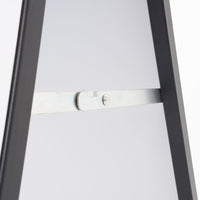 Espositore Pubblicitario Bifacciale Bifacciale con Lavagna 60x90 cm in Metallo Nero