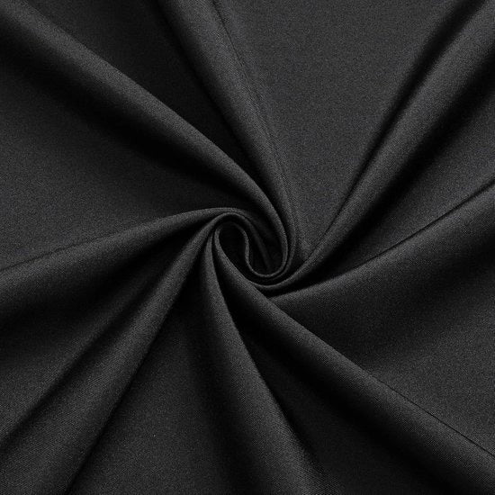 Tappeto di plastica per tavolo facile da pulire - rettangolare - 140 x 300 cm - nero
