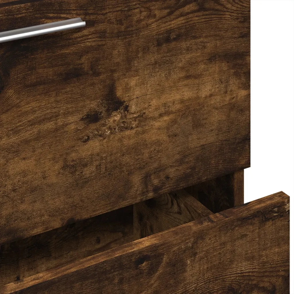 Mobile Lavabo | Armadio Lavabo Rovere Fumo 59x37x59 cm in Truciolare