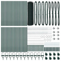 Palo della recinzione Verde 100 x 1 m (maglia 13 mm)