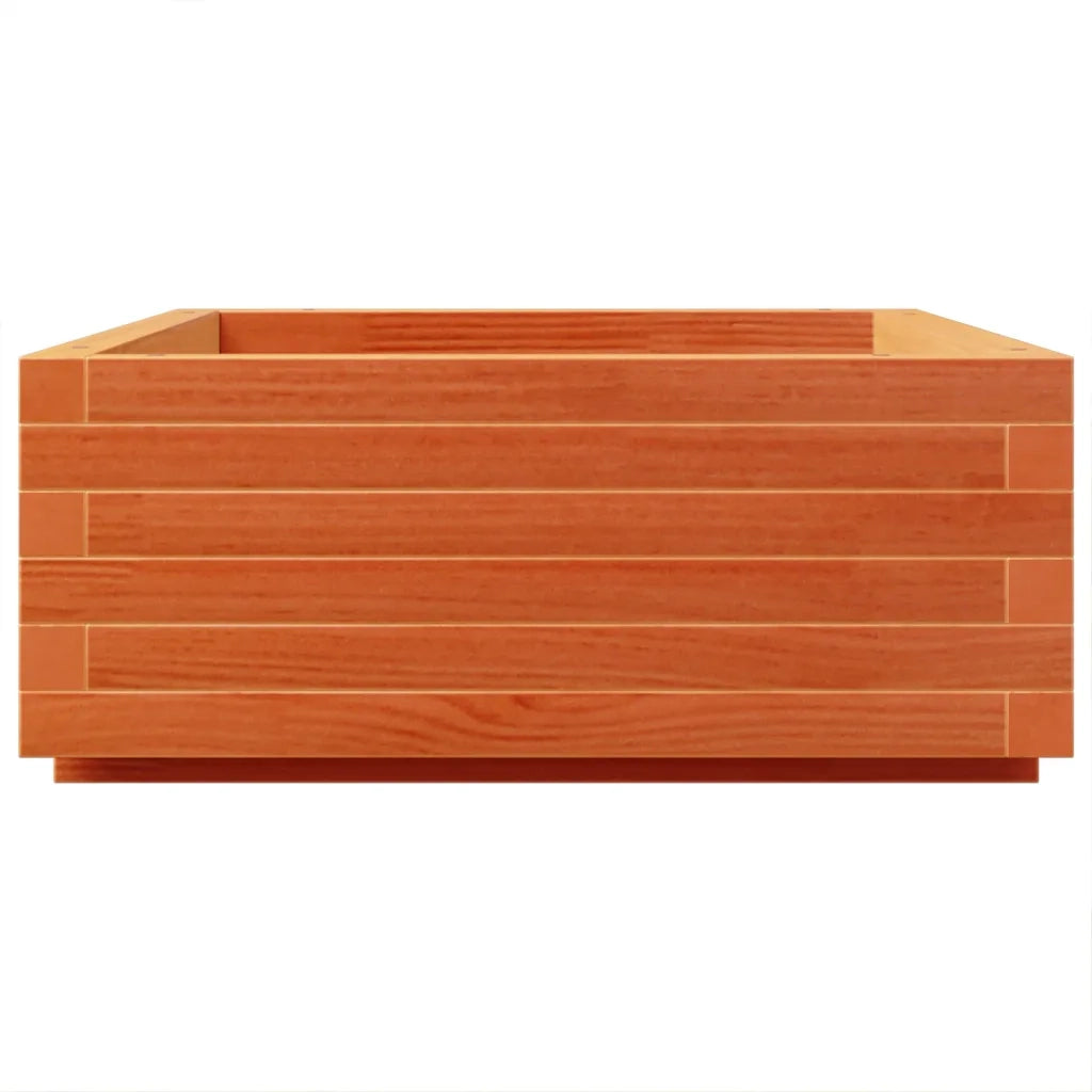 Fioriera Giardino Marrone Cera 90x60x26,5cm Legno Massello Pino