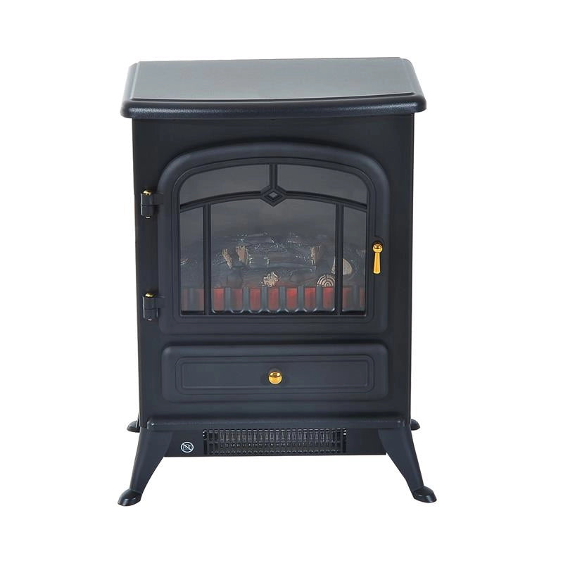 CAMINO ELETTRICO DA TERRA CON EFFETTO FIAMMA POTENZA 950W /1850W 42X28X55CM NERO