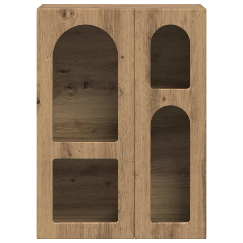 Credenza-Buffet-Armadio da cucina Rovere artigianale 59 x 35 x 80.5 cm Legno multistrato