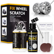 Set di riparazione per cerchi in alluminio - Laccato per riparazioni di pneumatici 30 ml - Colla per riparazione di cerchi 50 ml - Carta abrasiva - Danno di bordo/ossidazione - Incluso pennello e tamponi di cotone alcolico - Set di riparazione per cerchi