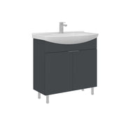 Mobile lavabo "Purus 80" - 80 x 50 x 83 cm - Antracite opaco