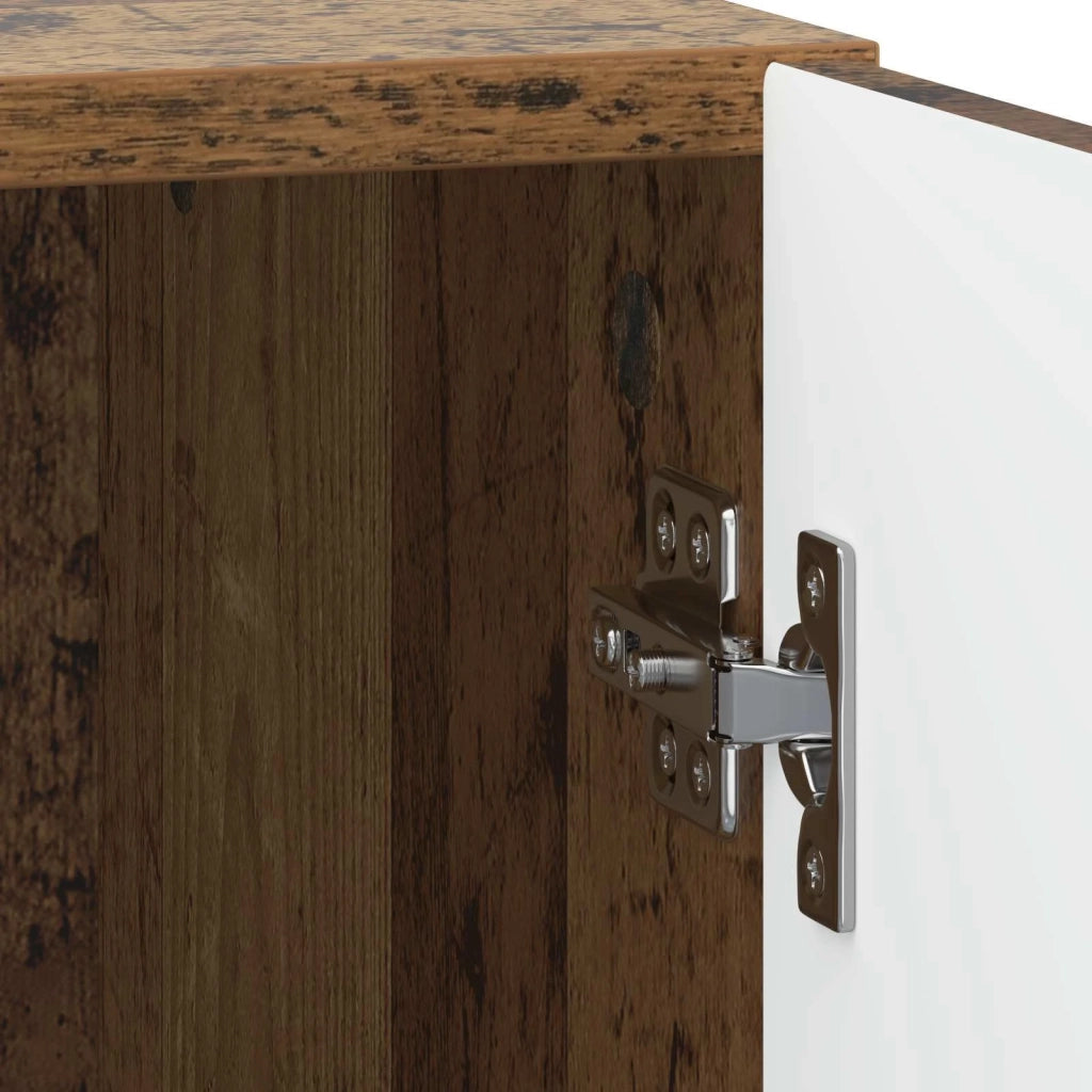 Armadio da Notte 2 pcs Legno antico 43 x 34,5 x 50 cm 894582