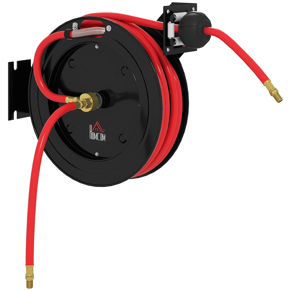 Avvolgigomma per Giardino a Parete ¨C Zephmum ¨C Automatico 15+1 m Acciaio