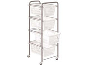 CARRELLO SIENA 4 PIANI- - cm.32x38x86h. - 1 pezzi ARTEX